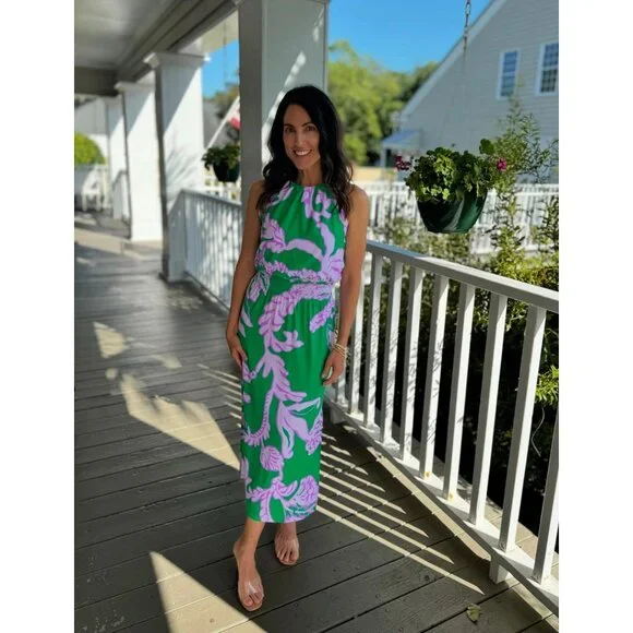 NWOT Lilly Pulitzer Gracelyn halter midi dress - Picture 11 of 16